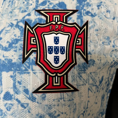 Camisa Portugal Versão Jogador Away Eurocopa 24/25 - Torcedor Nike Masculino - Azul