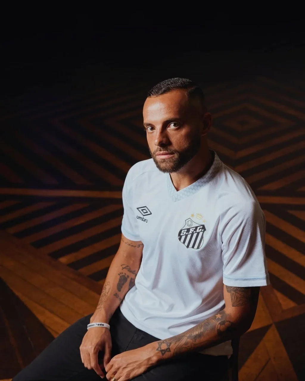 Camisa Peixão Home 2025/26 - Torcedor Umbro Masculino - Branco