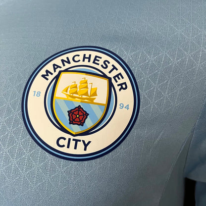 Camisa Manchester City Home 2024/25 - Jogador Puma Masculina - Azul