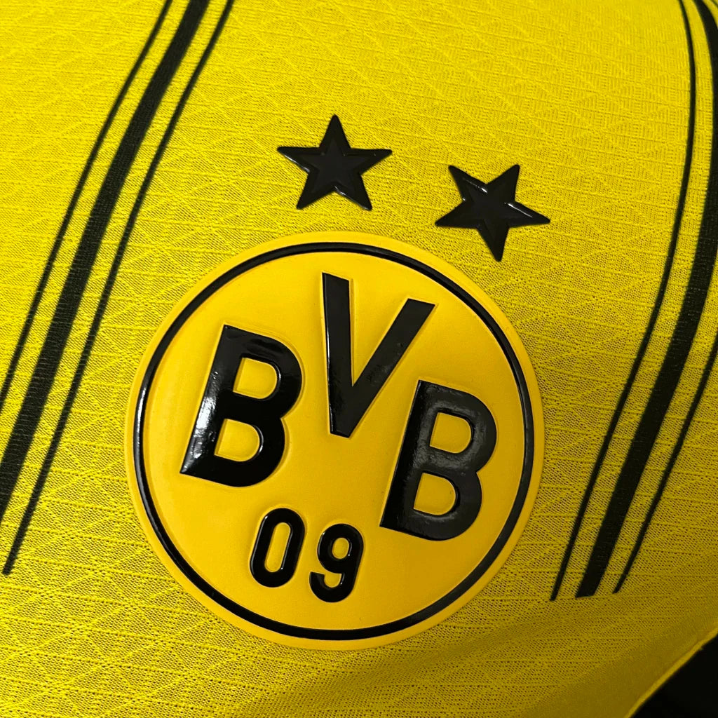Camisa Borussia Dortmund 2024/25 - Jogador Puma Masculina - Amarelo e Preto