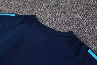 Kit Treino Flamengo Camisa + Shorts 25/26 - Torcedor Adidas Masculina - Azul