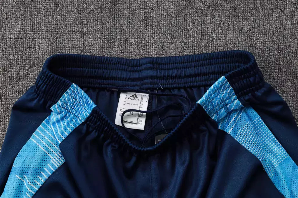 Kit Treino Flamengo Camisa + Shorts 25/26 - Torcedor Adidas Masculina - Azul