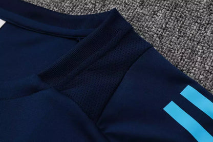 Kit Treino Flamengo Camisa + Shorts 25/26 - Torcedor Adidas Masculina - Azul