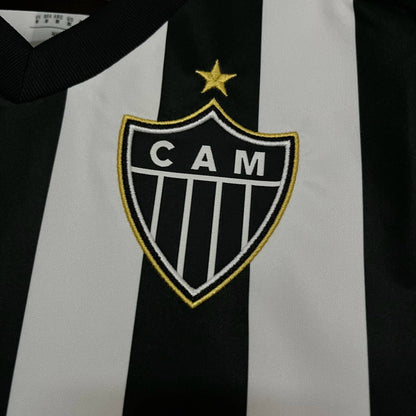 Camisa Atlético Mineiro Home 2025/26 - Feminina Adidas - Preto e branco