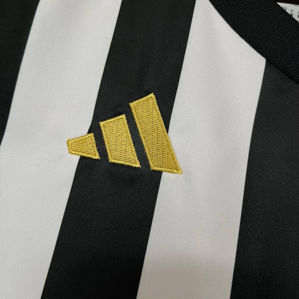Camisa Atlético Mineiro Home 2025/26 - Feminina Adidas - Preto e branco