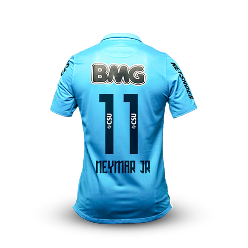 Camisa Peixão Retrô 2012/13 Neymar #11 Torcedor Nike Masculina - Azul