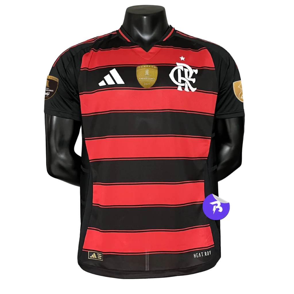 Camisa Flamengo Home 2025/26 - Versão Jogador Adidas Masculino - Vermelho