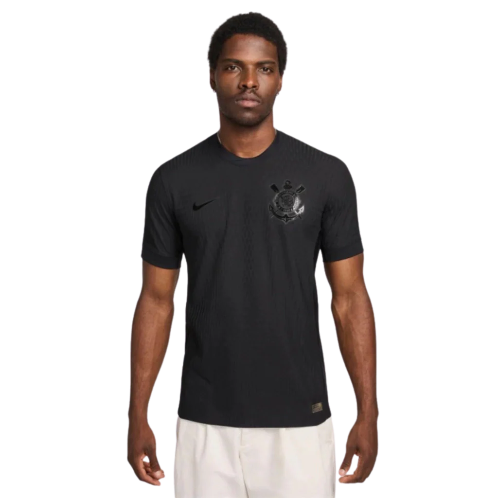 Camisa Timão Away 2024/25 Versão Jogador Nike Masculino - Preto
