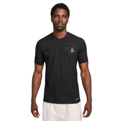 Camisa Timão Away 2024/25 Versão Jogador Nike Masculino - Preto