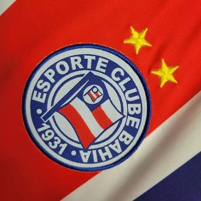 Camisa Bahia Fora 1996  Retrô - Versão Listrada Tricolor