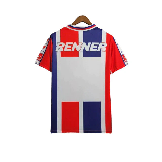 Camisa Bahia Fora 1996  Retrô - Versão Listrada Tricolor