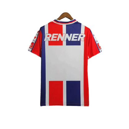 Camisa Bahia Fora 1996  Retrô - Versão Listrada Tricolor