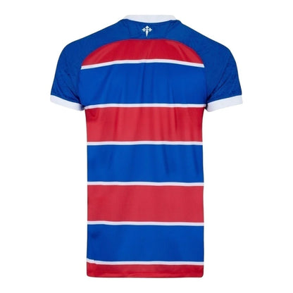 Camisa Fortaleza I 24/25 - Torcedor Volt Masculina - Azul e vermelha com detalhes em branco