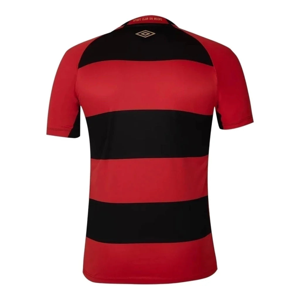 Camisa Sport Recife I 25/26 - Torcedor Umbro Masculina - Vermelha e preta