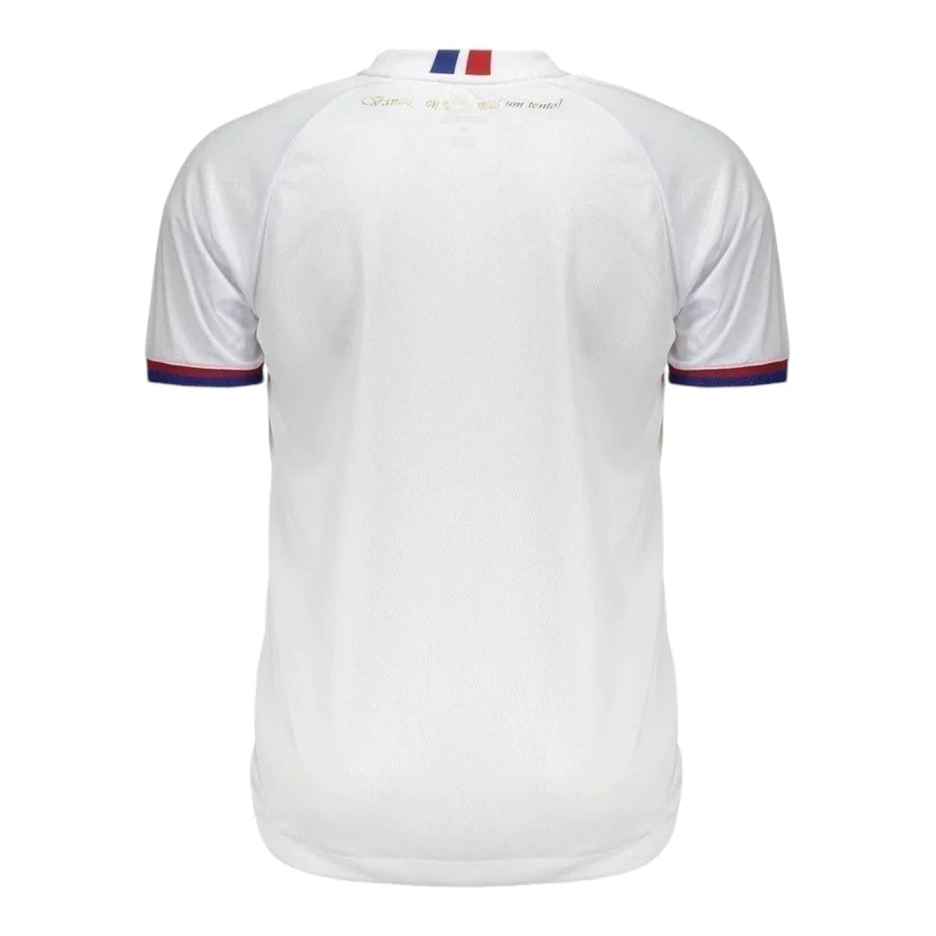Camisa Bahia I 24/25 - Torcedor Esquadrão Masculina - Branca com detalhes em azul e vermelho