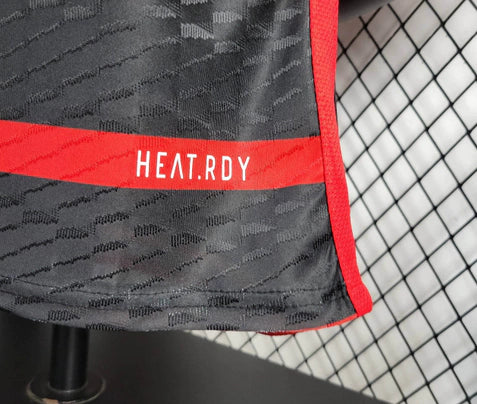 Camisa Flamengo Home C/ Patrocínios 2024/25 Versão Jogador Adidas Masculino - Vermelho+Preto