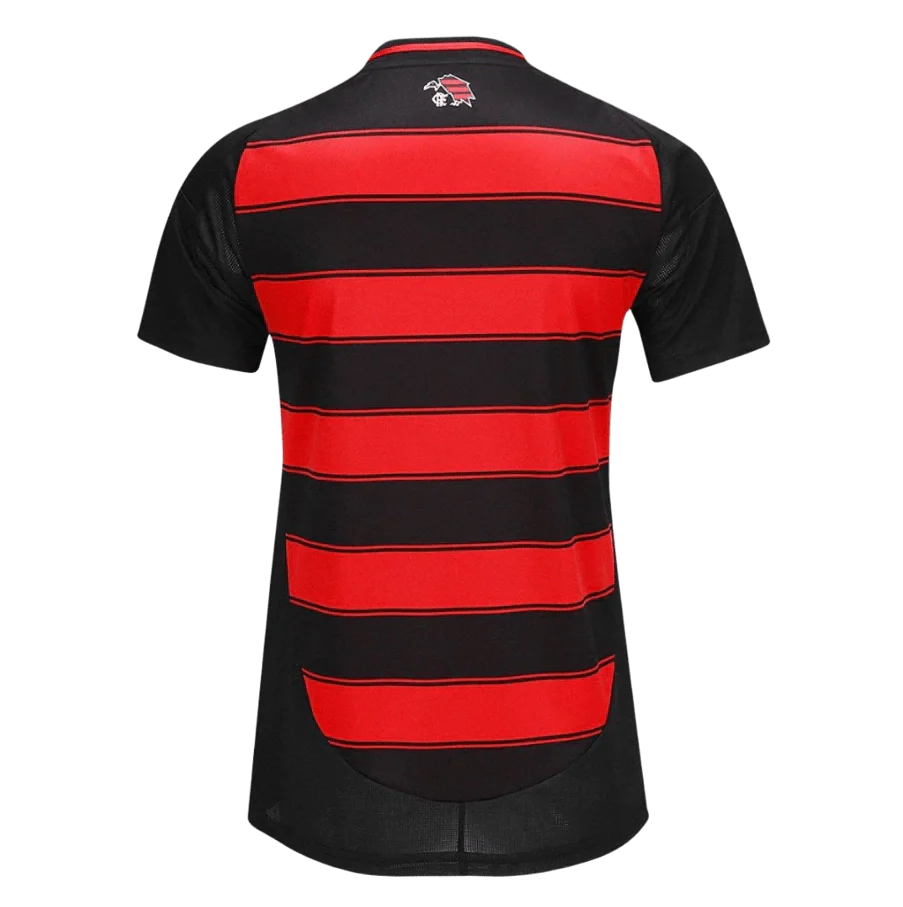 Camisa Flamengo Home 2025/26 - Feminina Adidas - Preto e Vermelho