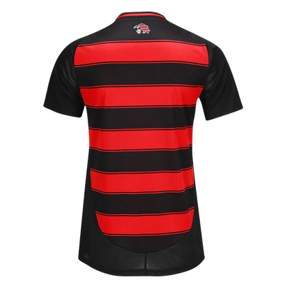 Camisa Flamengo Home 2025/26 - Feminina Adidas - Preto e Vermelho