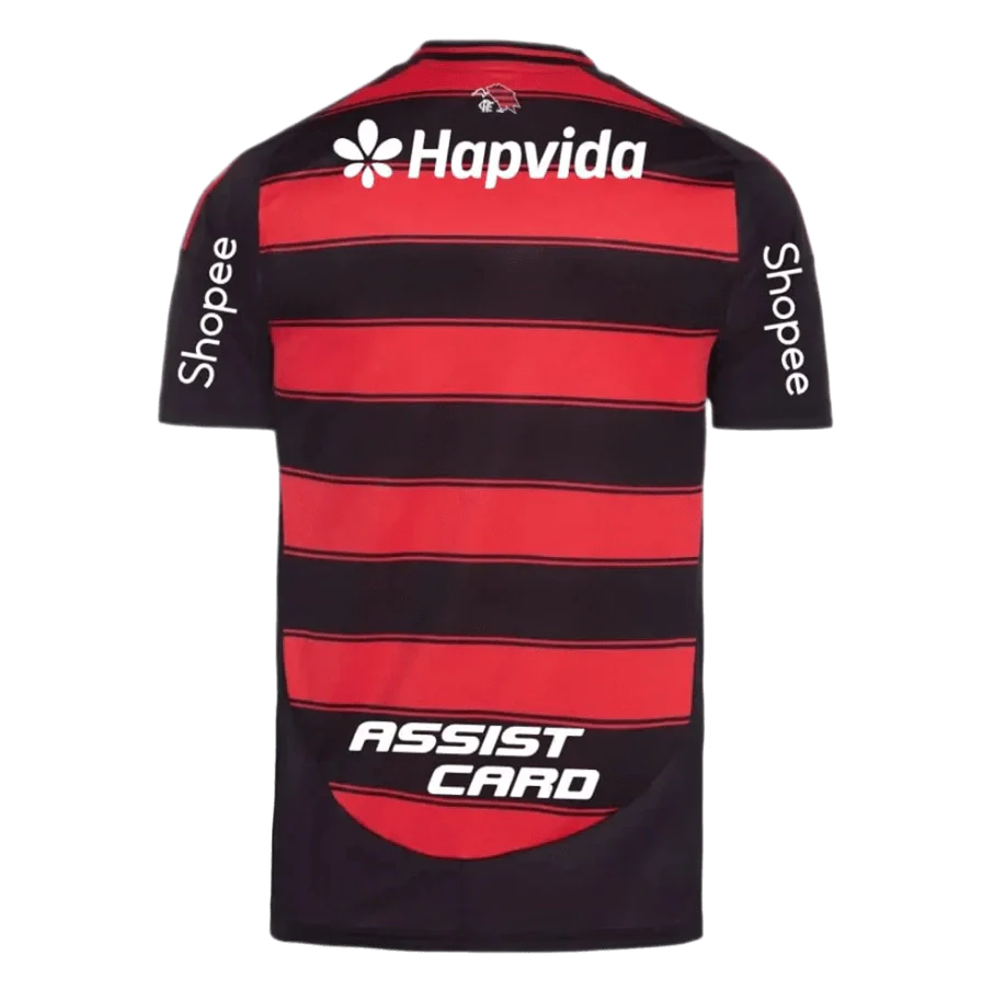 Camisa Flamengo C/ Patrocínios Home 2025/26 Torcedor Adidas Masculino - Vermelho