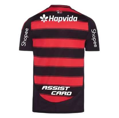 Camisa Flamengo C/ Patrocínios Home 2025/26 Torcedor Adidas Masculino - Vermelho