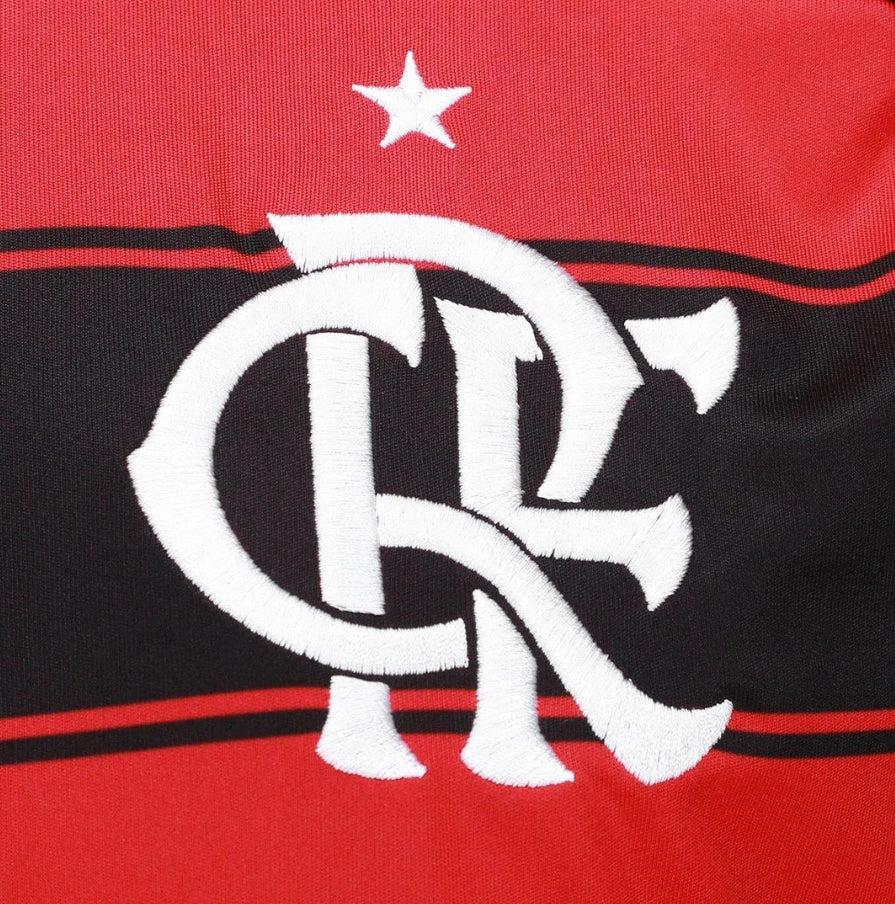 Camisa Flamengo Home 2025/26 - Feminina Adidas - Preto e Vermelho