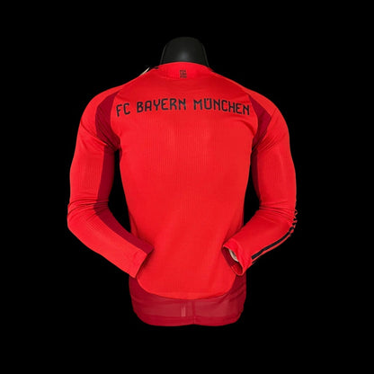 Camisa Bayern Home 2024/25 - Versão Jogador Adidas Masculino - Manga Longa