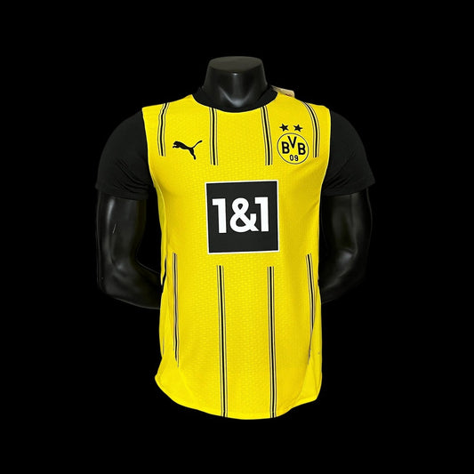 Camisa Borussia Dortmund 2024/25 - Jogador Puma Masculina - Amarelo e Preto