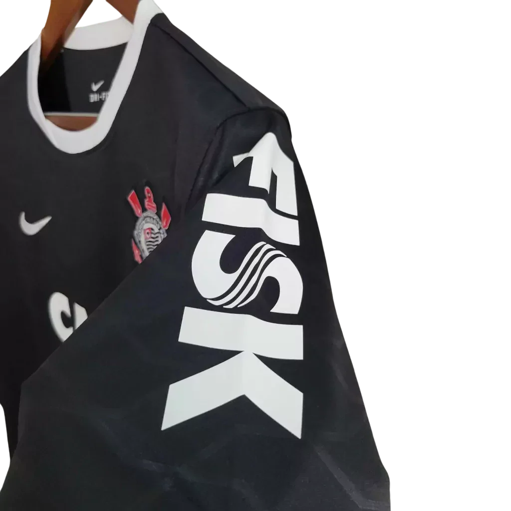 Camisa Timão Away Retrô 2012 Torcedor Nike Masculina - Preto