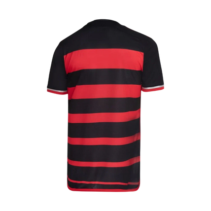 Camisa Flamengo Home 2024/25 Torcedor Adidas Masculino - Vermelho e Preto
