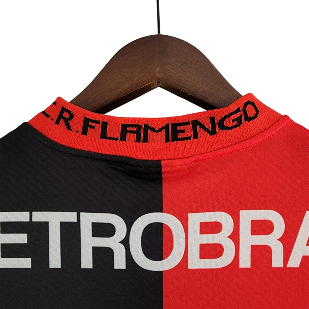 Camisa Flamengo Centenário Retrô 1994 Torcedor Umbro Masculina - Vermelho e Preto