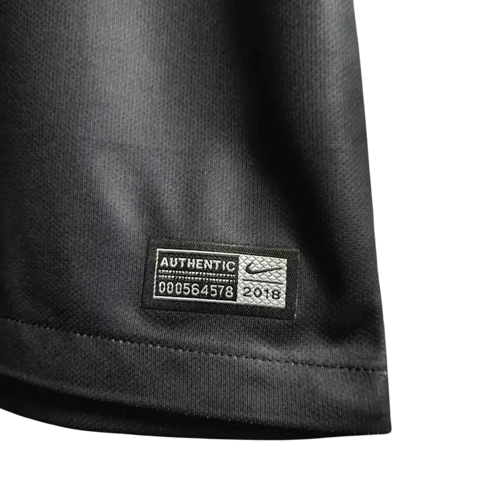 Camisa Timão Ayrton Senna 2018/19 Retrô - Nike Masculina Preto e Dourado