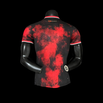 Camisa São Paulo III 24/25 - Jogador New Balance Masculina - Vermelho e Preto