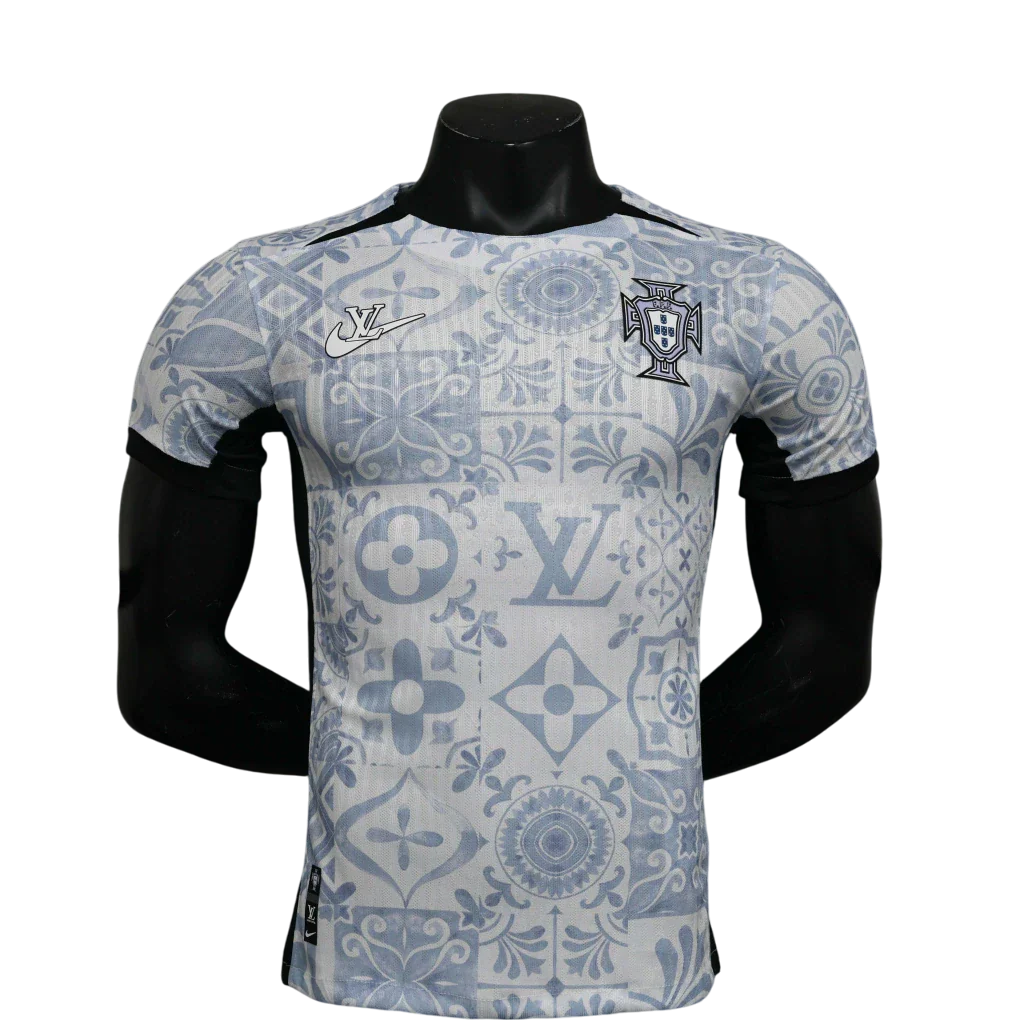 Camisa Portugal Edição Especial 2024/25 Jogador Nike Masculino - Branca e Cinza