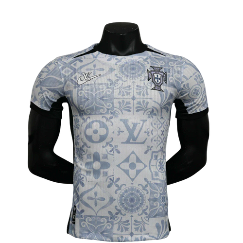 Camisa Portugal Edição Especial 2024/25 Jogador Nike Masculino - Branca e Cinza