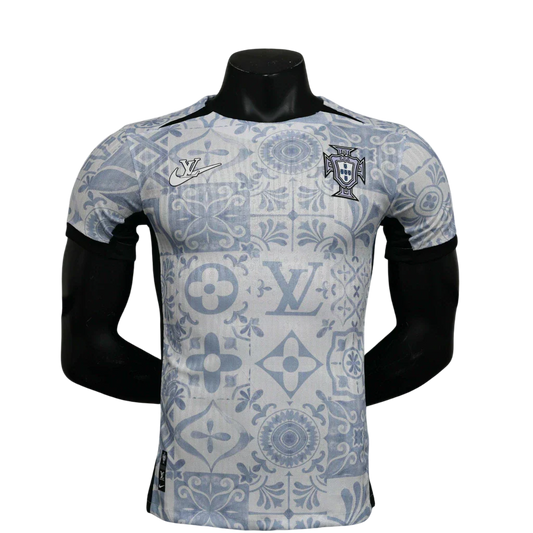 Camisa Portugal Edição Especial 2024/25 Jogador Nike Masculino - Branca e Cinza