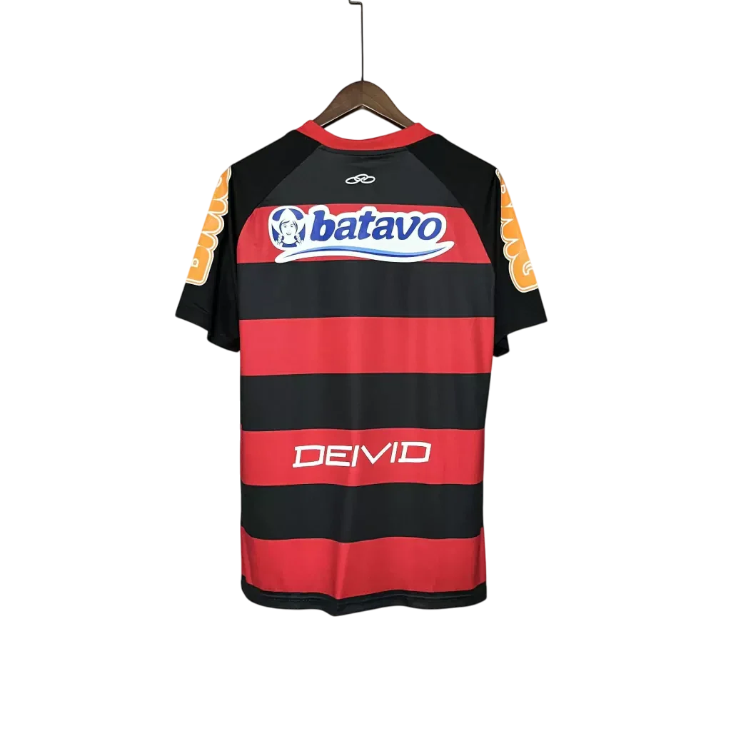 Camisa Flamengo Home Retrô 2010 Torcedor Olympikus Masculina -Vermelho