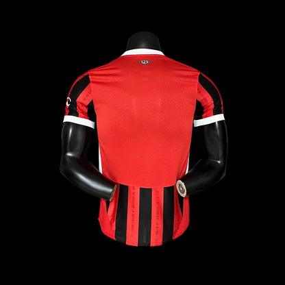 Camisa AC Milan Home 2024/25 - Jogador Puma Masculina - Vermelho e Preto