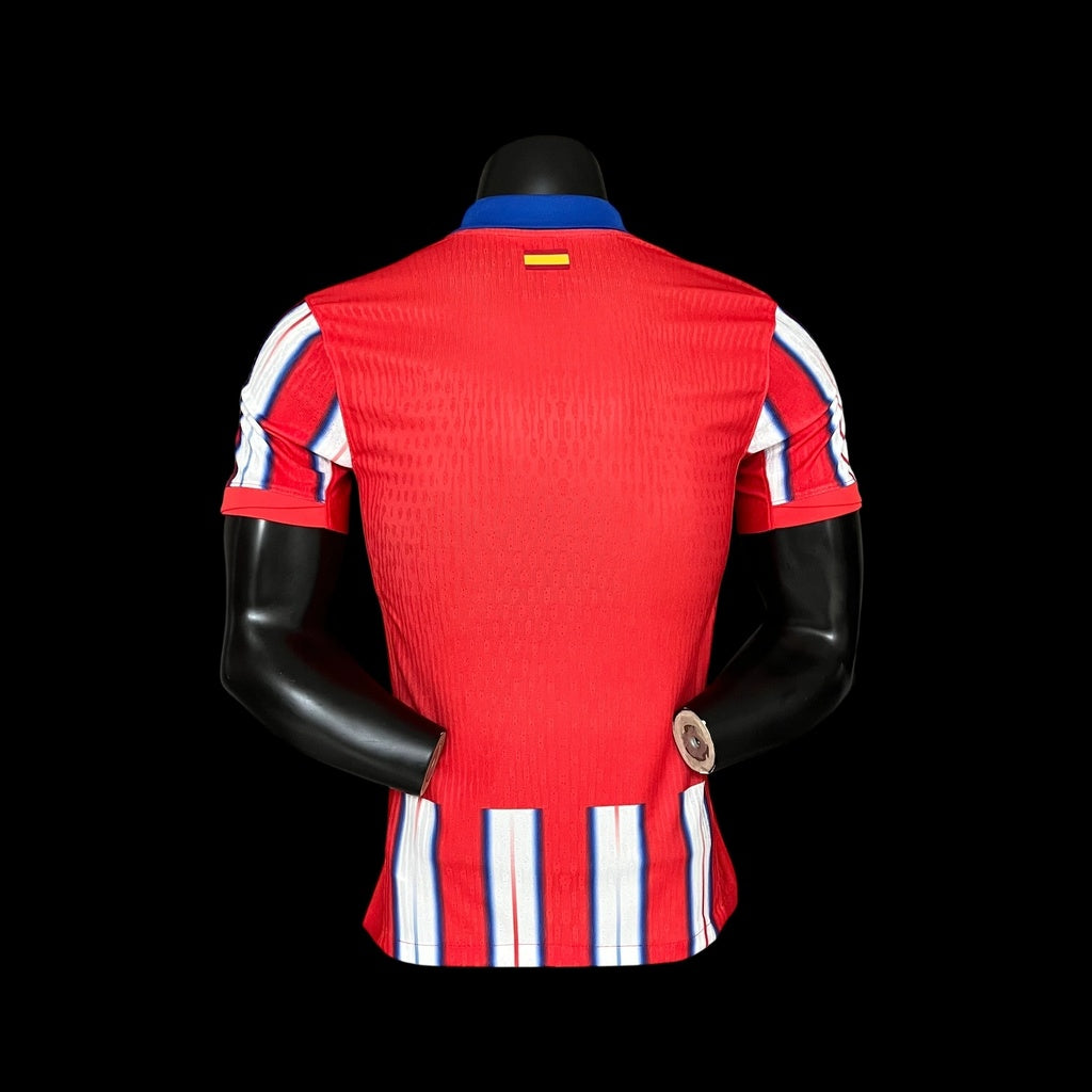 Camisa Atletico Madrid Home 2024/25 - Jogador Nike Masculina - Vermelho e Branco