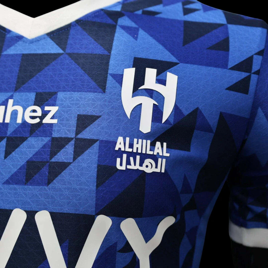 Camisa Al-Hilal Home 2024/25 Jogador Puma Masculino - Azul e Branca