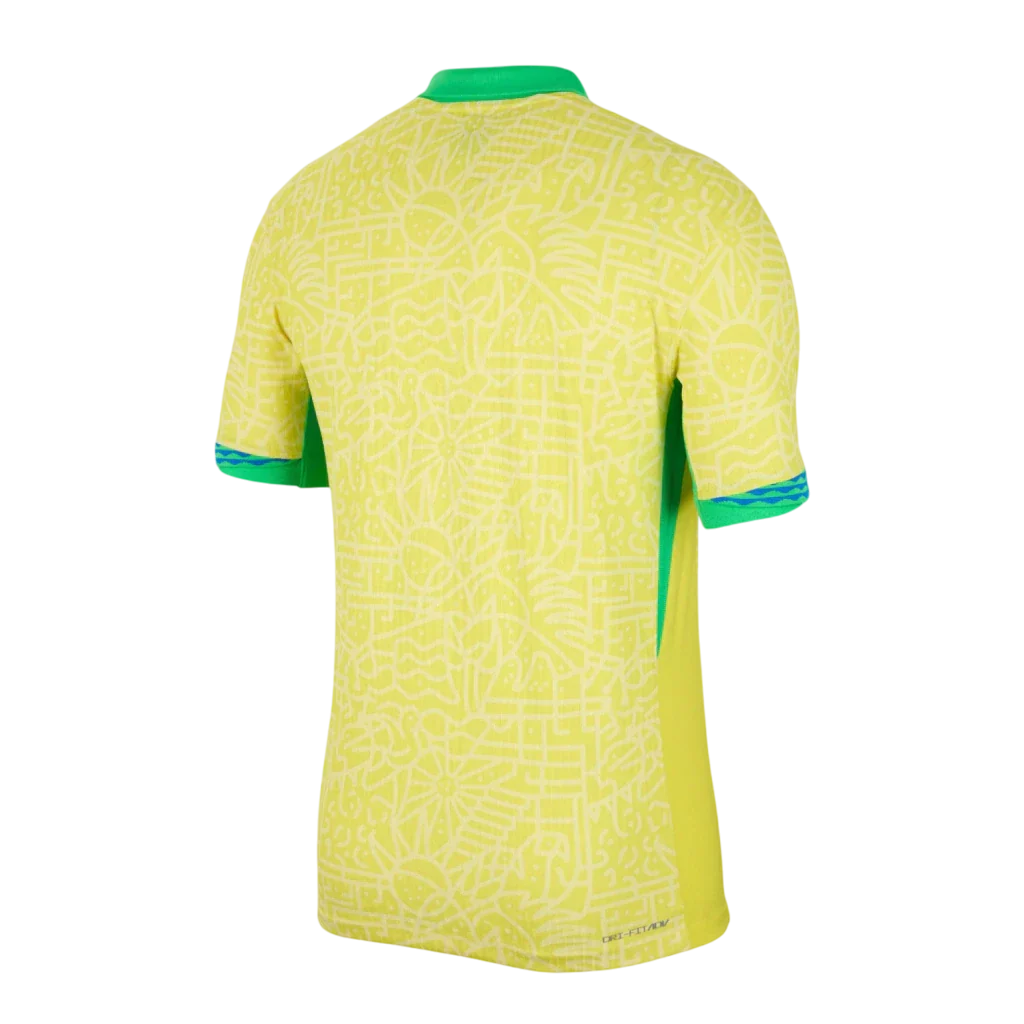 Camisa Seleção Brasileira I Home 24/25 - Torcedor Nike Masculina - Amarelo