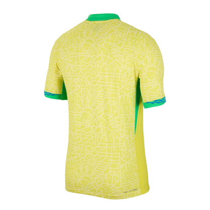 Camisa Seleção Brasileira I Home 24/25 - Torcedor Nike Masculina - Amarelo