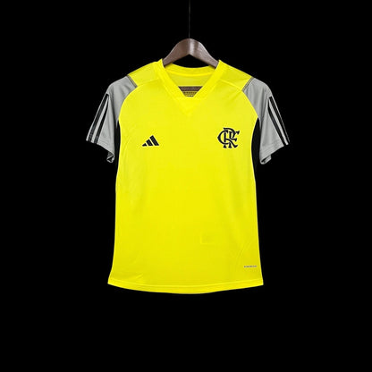 Camisa Flamengo Treino 2024/25 - Feminina Adidas - Amarelo