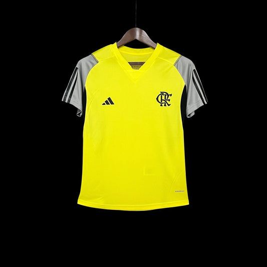 Camisa Flamengo Treino 2024/25 - Feminina Adidas - Amarelo