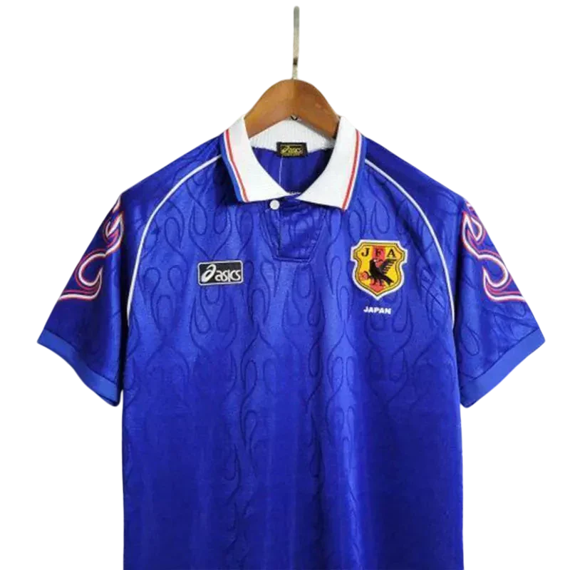 Camisa Japão Retrô 1998/99 Torcedor Asics Masculina - Azul Fogo