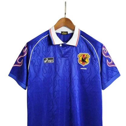 Camisa Japão Retrô 1998/99 Torcedor Asics Masculina - Azul Fogo