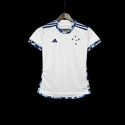 Camisa Cruzeiro Away 2024/25 - Feminina Adidas - Branco