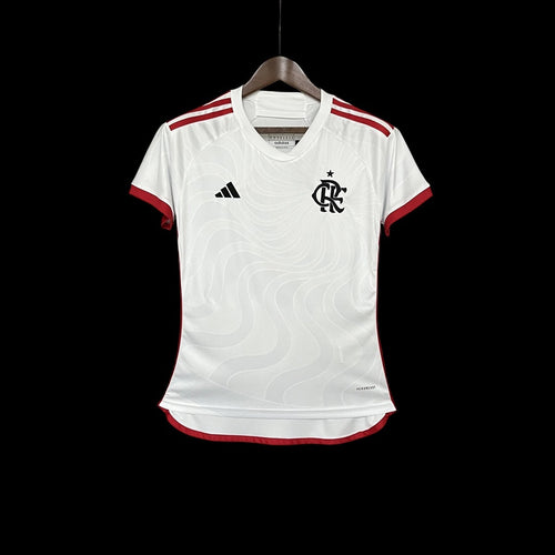 Camisa Flamengo Away 2024/25 - Feminina Adidas - Branco