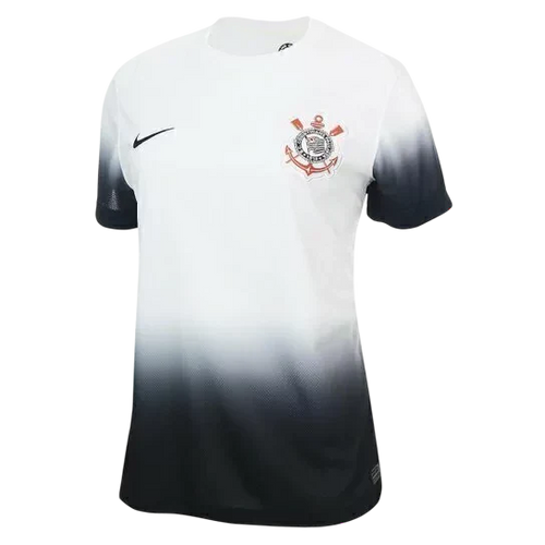 Camisa Timão Home 2024/25 Torcedor Nike Feminina - Preto e Branco