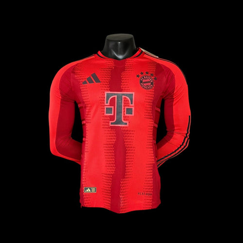 Camisa Bayern Home 2024/25 - Versão Jogador Adidas Masculino - Manga Longa