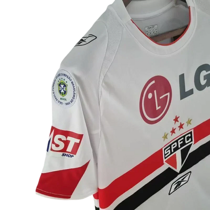 Camisa São Paulo Home Retrô 2006/07 Torcedor Reebok Masculino - Branco
